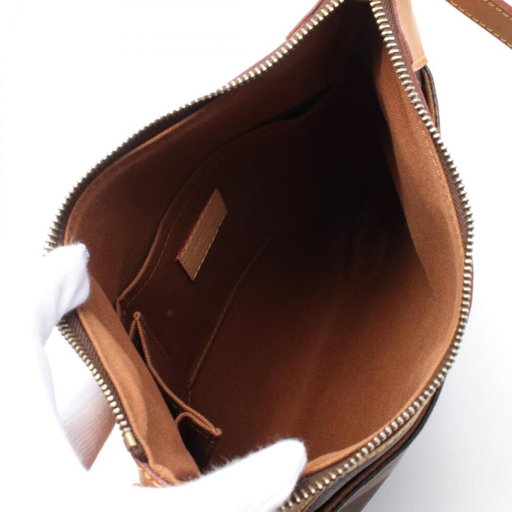 Louis Vuitton Leather Canvas Odeon Bag Monogram Brown Shoulder